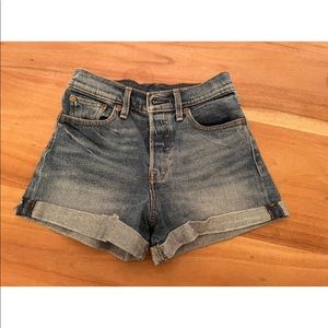 Levi‘s denim shorts high rise